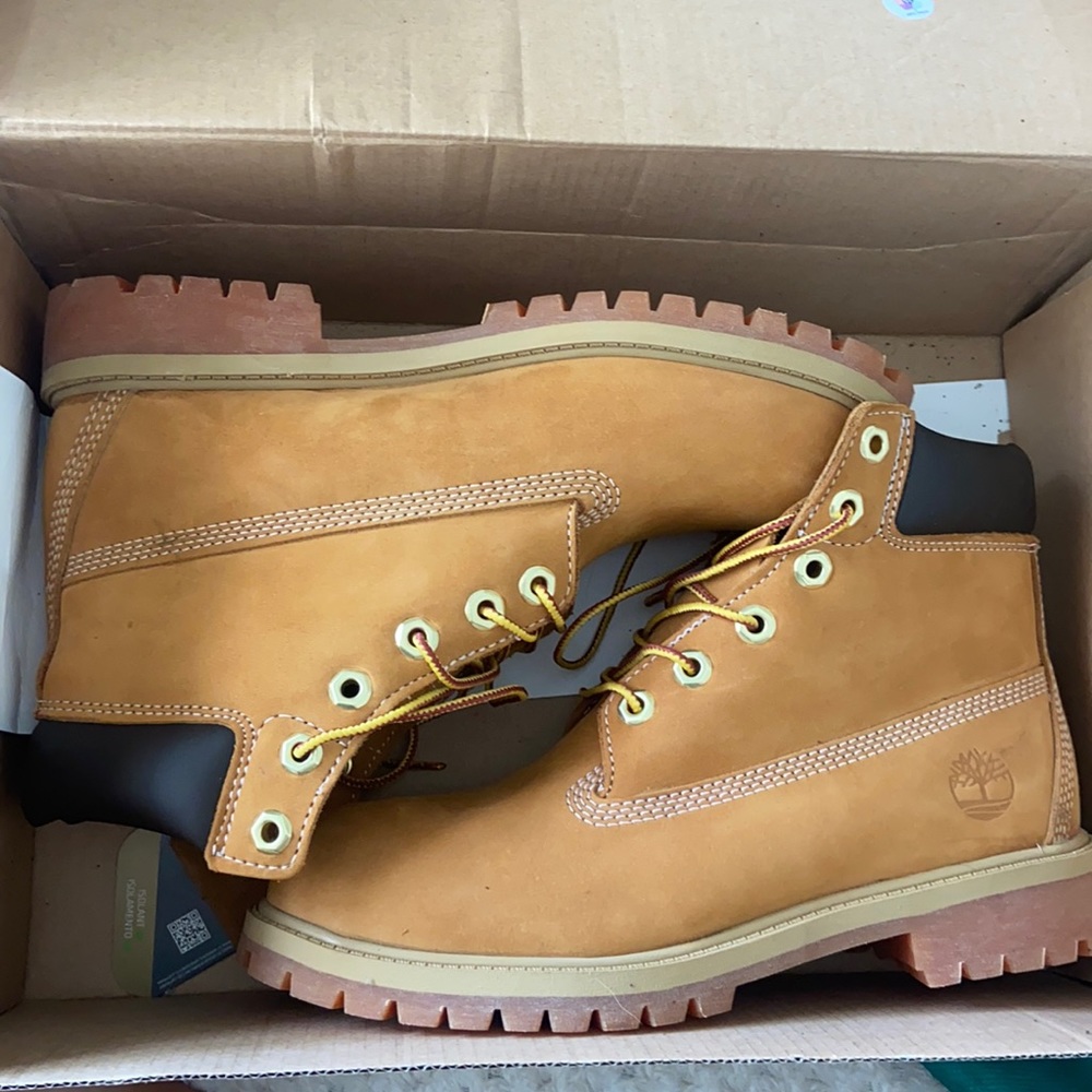 Timberland premium 6in waterproof boot wheat nubuck